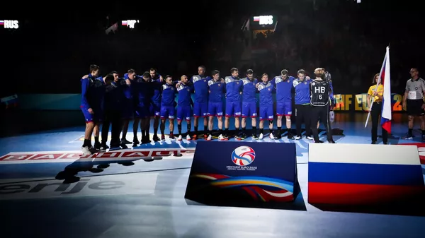 Российские гандболисты на чемпионате Европы
