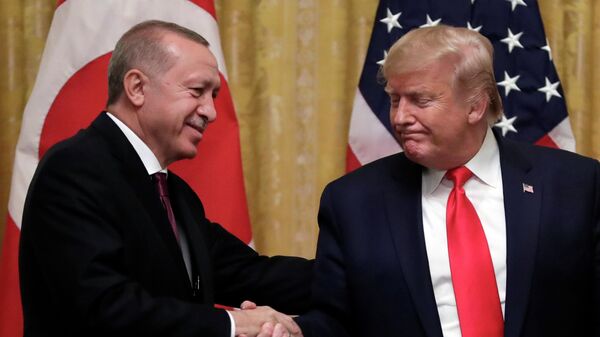 Президент США Дональд Трамп и президент Турции Реджеп Тайип Эрдоган Президент США Дональд Трамп и президент Турции Реджеп Тайип Эрдоган