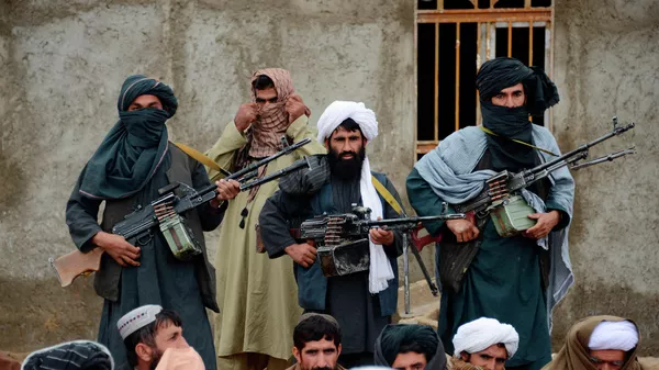 Боевики радикального движения Талибан в Афганистане