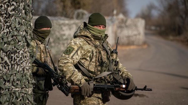 Украинские военнослужащие Украинские военнослужащие