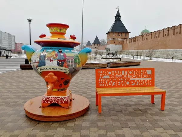 Арт-объект на Казанской набережной в Туле