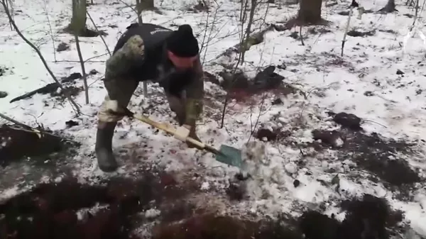 Кадр из видео с места обнаружения тела по Рязанью, предположительно Екатерины Левченко, знакомой фигурантов дела Сети