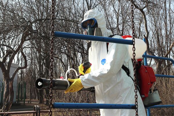 Дезинфекция объектов общественного пространства Дезинфекция объектов общественного пространства