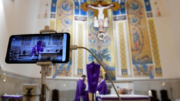 Трансляция службы в католической церкви в Казани Трансляция службы в католической церкви в Казани