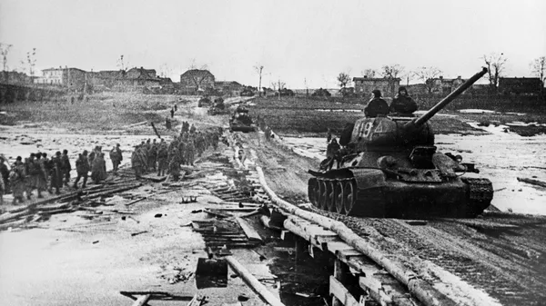 Берлинская наступательная операция. Советские войска на пути к Берлину