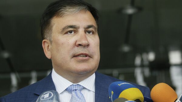 Михаил Саакашвили после встречи с депутатами фракции Слуга народа в Киеве Михаил Саакашвили после встречи с депутатами фракции Слуга народа в Киеве