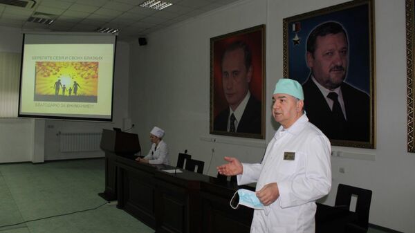Заместитель главного врача республиканской клинической больницы имени Ш. Эпендиева Соип Солсаев Заместитель главного врача республиканской клинической больницы имени Ш. Эпендиева Соип Солсаев