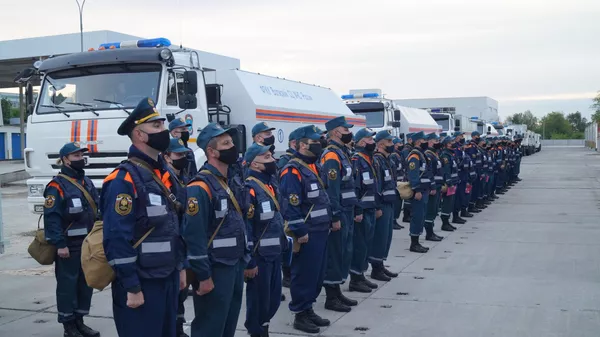 Группировка Волжского спасательного центра МЧС России выдвинулась из Самары для оказания помощи в дезинфекции Республике Дагестан