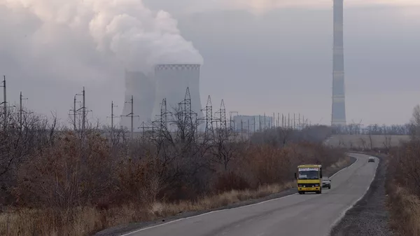 Зуевская ТЭС на востоке Украины
