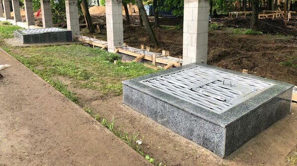 На Северном речном вокзале Москвы завершают облицовку вентиляционных шахт На Северном речном вокзале Москвы завершают облицовку вентиляционных шахт