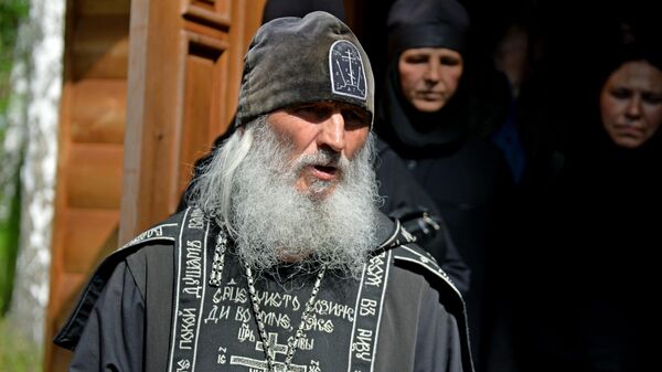 Схимонах Сергий в Среднеуральском женском монастыре в Свердловской области