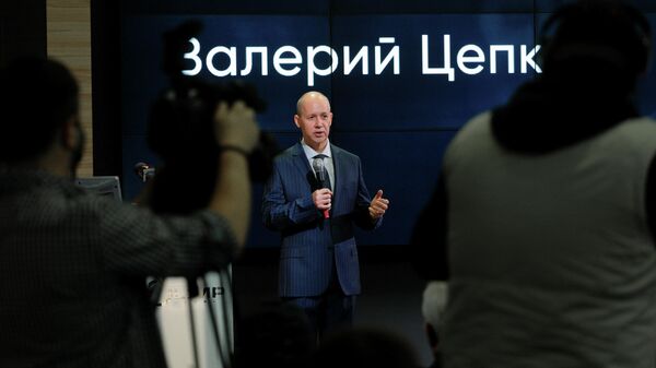 Претендент в кандидаты в президенты Белоруссии Валерий Цепкало Претендент в кандидаты в президенты Белоруссии Валерий Цепкало