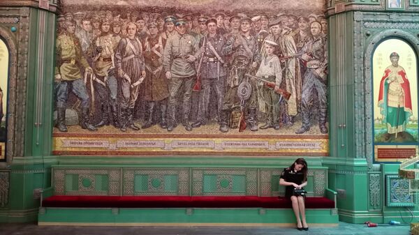 Собор Воскресения Христова - главный храм Вооруженных сил РФ. Подмосковье, парк Патриот. Собор Воскресения Христова - главный храм Вооруженных сил РФ. Подмосковье, парк Патриот.