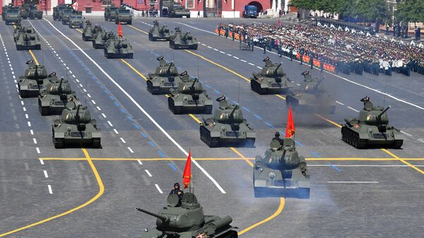 Зенитный ракетный комплекс С-400 Триумф во время военного парада Победы в Великой Отечественной войне 1941-1945 годов
Зенитный ракетный комплекс С-400 Триумф во время военного парада Победы в Великой Отечественной войне 1941-1945 годов