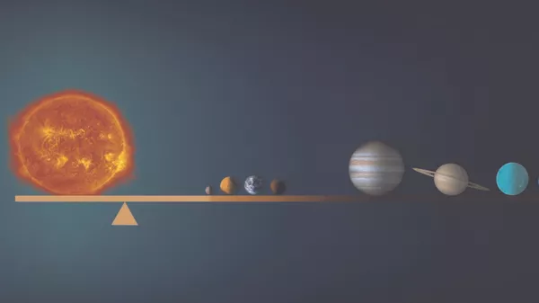 Центр тяжести Солнечной системы