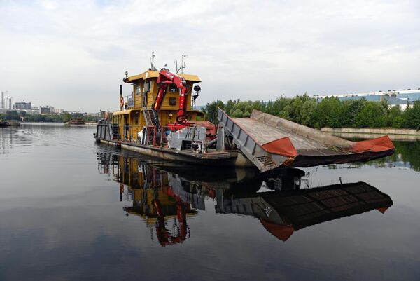 Работа технического флота Мосводостока Работа технического флота Мосводостока