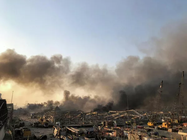 Последствия взрыва в Бейруте, Ливан
