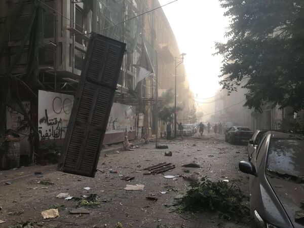 Последствия взрыва в Бейруте Последствия взрыва в Бейруте