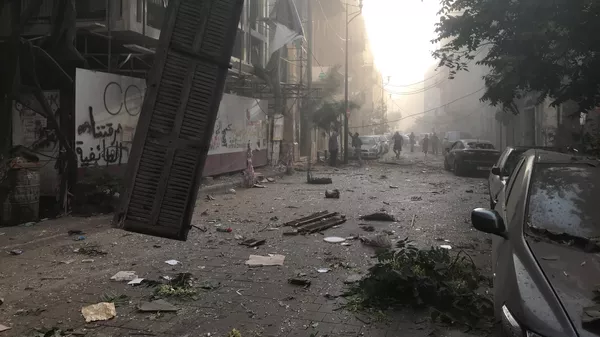 Aftermath of the explosion in Beirut