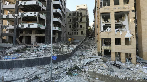 Aftermath of the explosion in Beirut