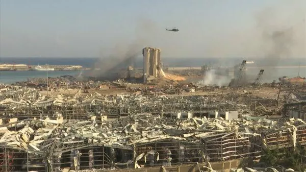 Взрыв в Бейруте: как это было глазами очевидцев трагедии