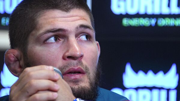 Пресс-конференция чемпиона UFC Х. Нурмагомедова Пресс-конференция чемпиона UFC Х. Нурмагомедова