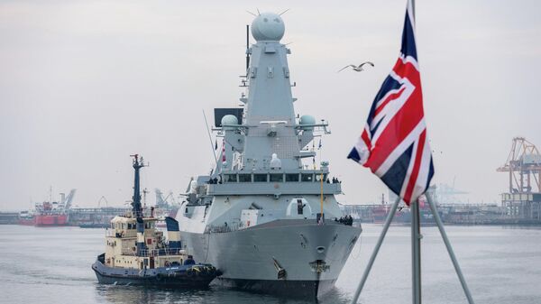 Корабль Королевских ВМС Великобритании HMS Duncan Корабль Королевских ВМС Великобритании HMS Duncan