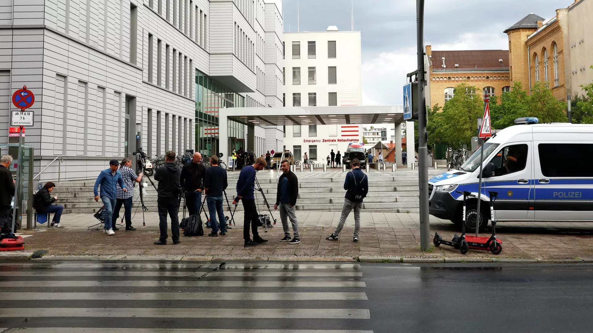 Болница Charite в Берлин, където се намира Алексей Навални Болница "Шарите" в Берлин, където се намира Алексей Навални - РИА Новости, 1920, 07.07.2020