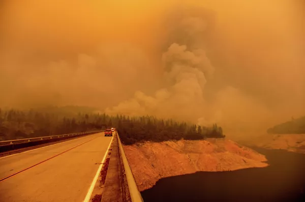 Лесной пожар в американском штате Калифорния