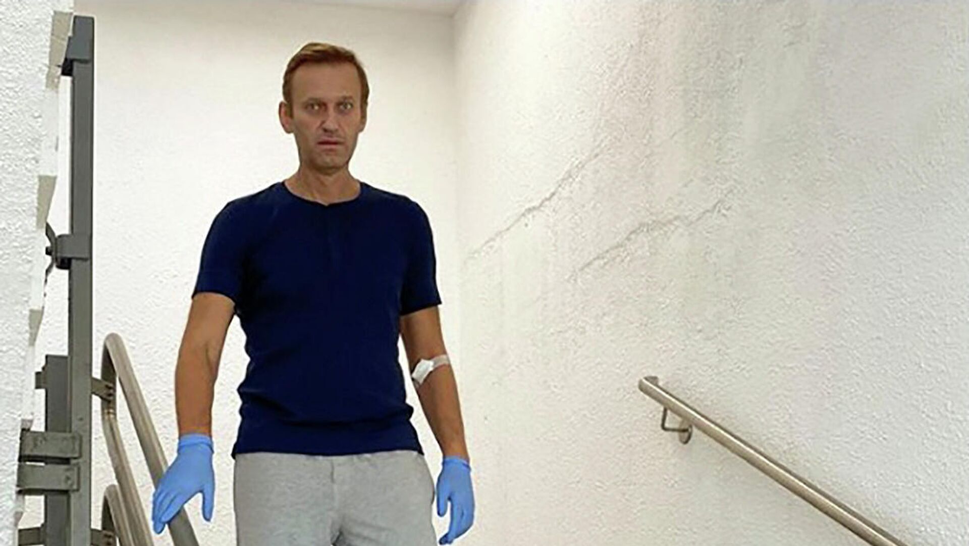 Алексей Навальный в клинике Шарите в Берлине - РИА Новости, 1920, 06.10.2020