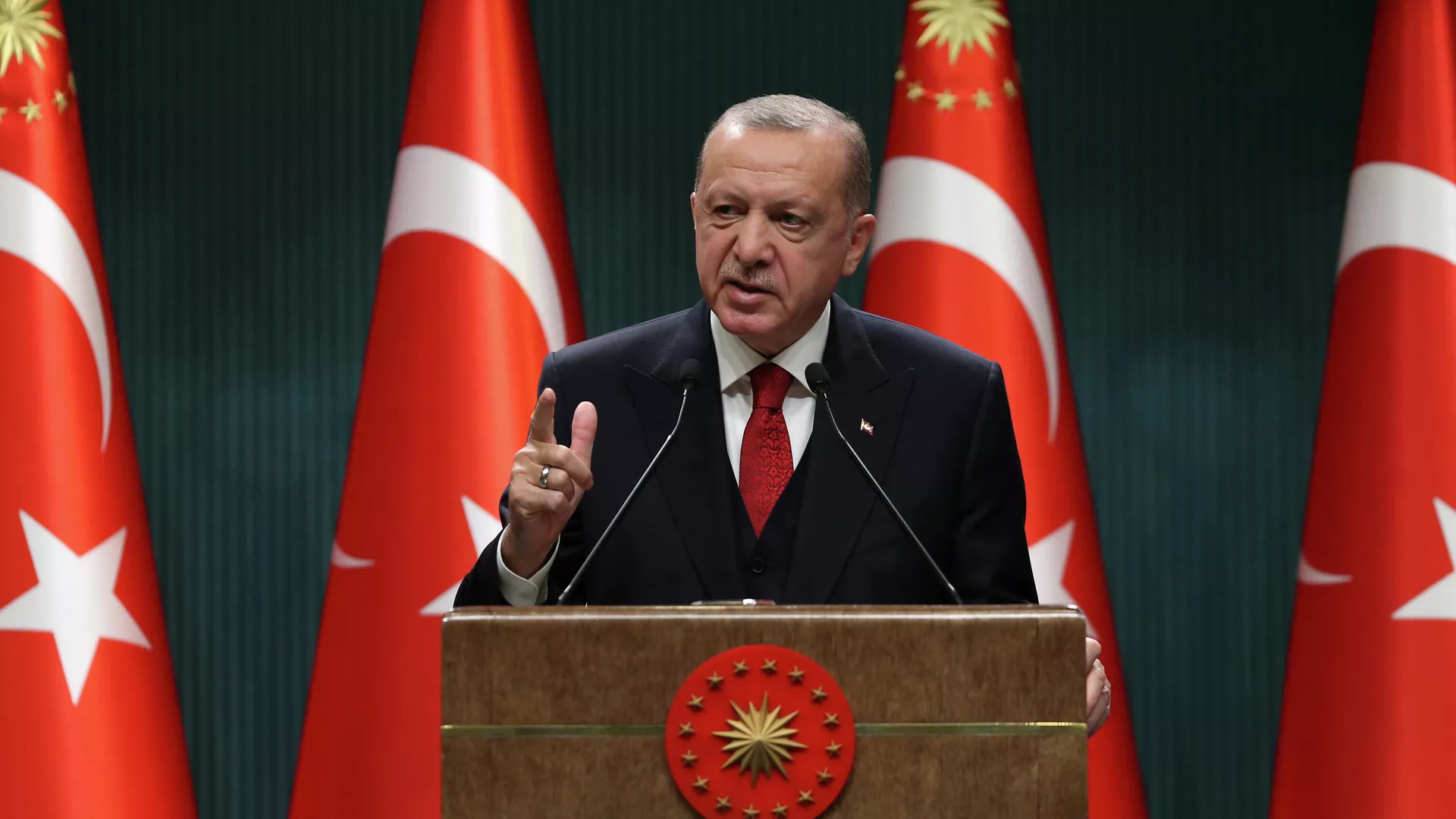 Президент Турции Реджеп Тайип Эрдоган в Анкаре - РИА Новости, 1920, 07.10.2020