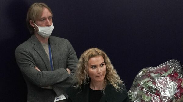 Евгений Плющенко и Этери Тутберидзе Евгений Плющенко и Этери Тутберидзе