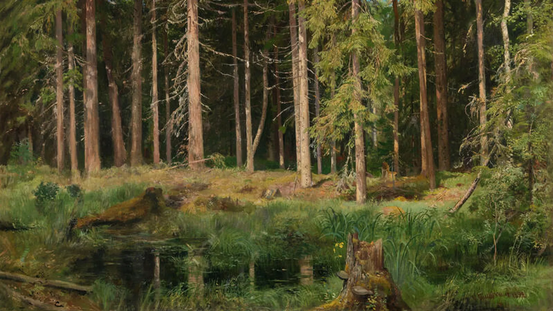 Иван Шишкин Сосновый лес Иван Шишкин Сосновый лес - РИА Новости, 1920, 16.10.2020