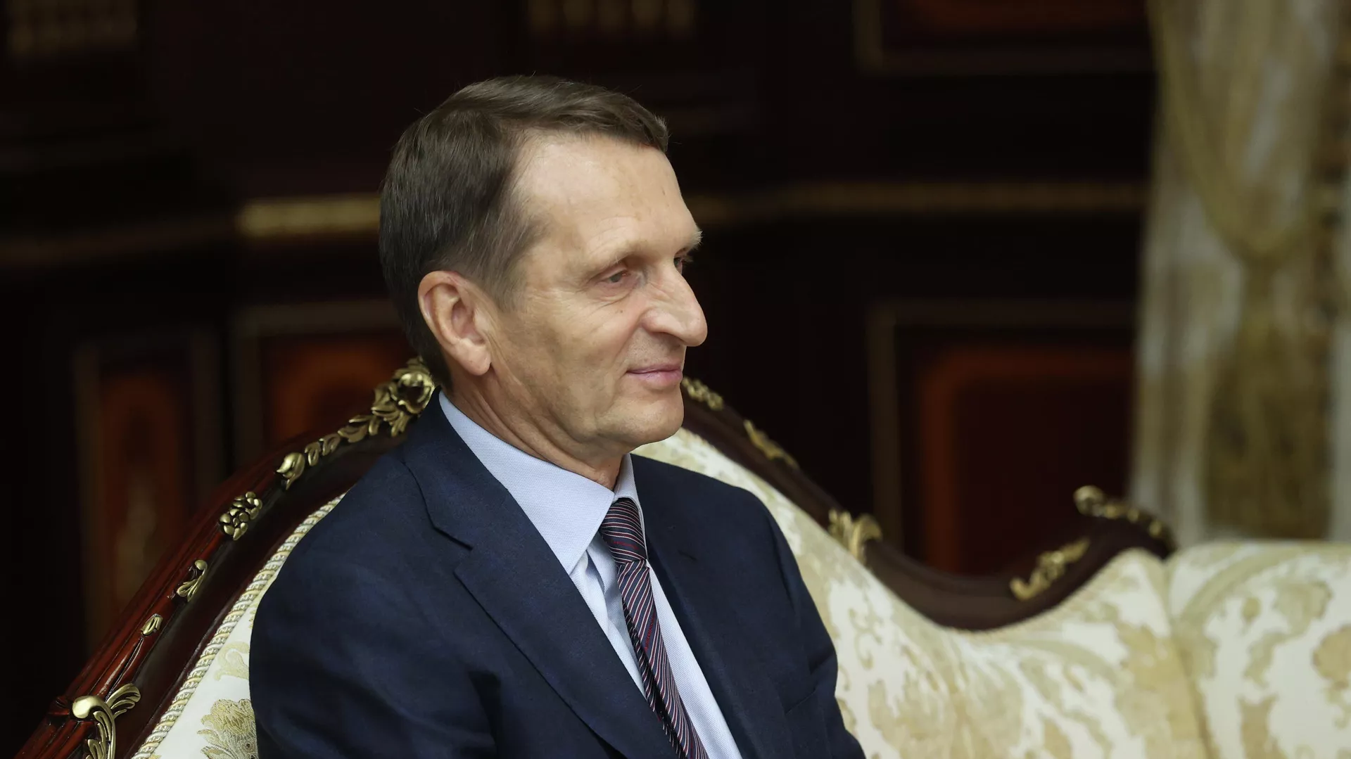 Директор Службы внешней разведки РФ Сергей Нарышкин во время встречи с Президентом Белоруссии Александром Лукашенко в Минске - РИА Новости, 1920, 20.12.2020