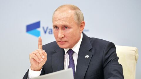 Президент РФ Владимир Путин принимает участие в заседании дискуссионного клуба Валдай в режиме видеосвязи Президент РФ Владимир Путин принимает участие в заседании дискуссионного клуба Валдай в режиме видеосвязи