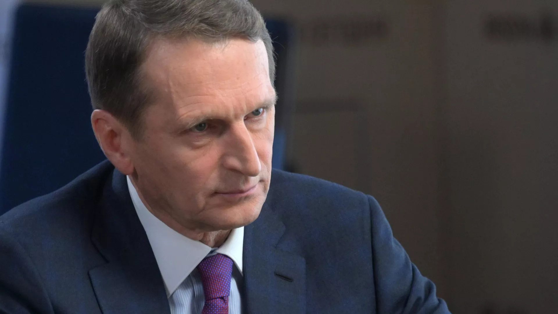 Директор Службы внешней разведки РФ Сергей Нарышкин во время интервью РИА Новости - РИА Новости, 1920, 17.12.2020