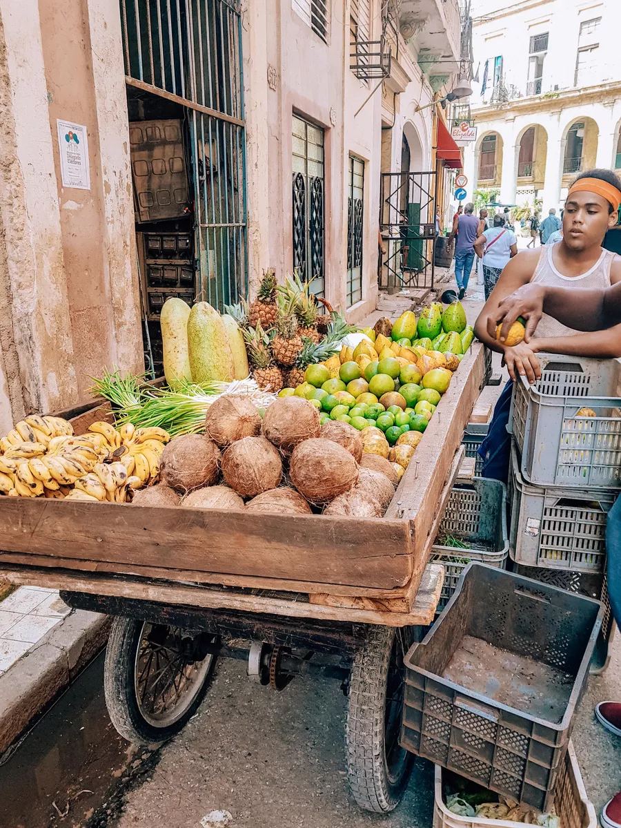 Рынок на Кубе