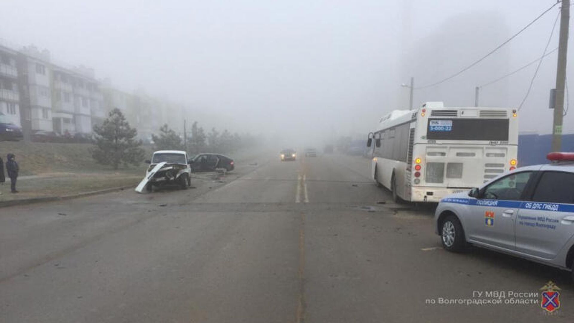 В Волгограде два человека пострадали в ДТП с автобусом