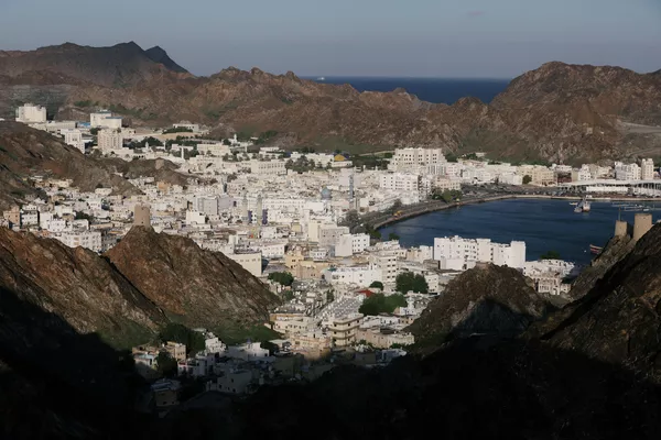 Вид на город Маскат в Омане