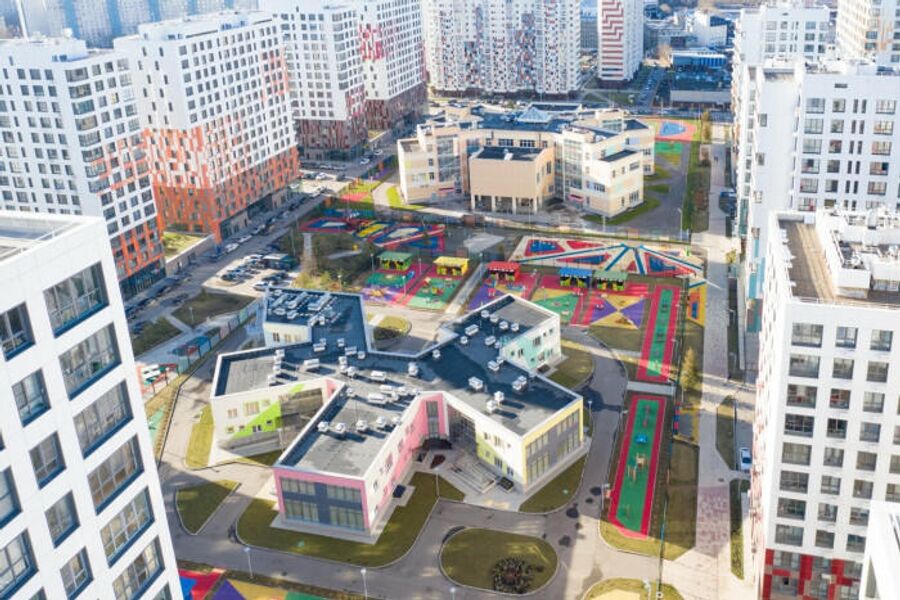 Школа на 550 учеников в Нагатинском затоне Школа на 550 учеников в Нагатинском затоне