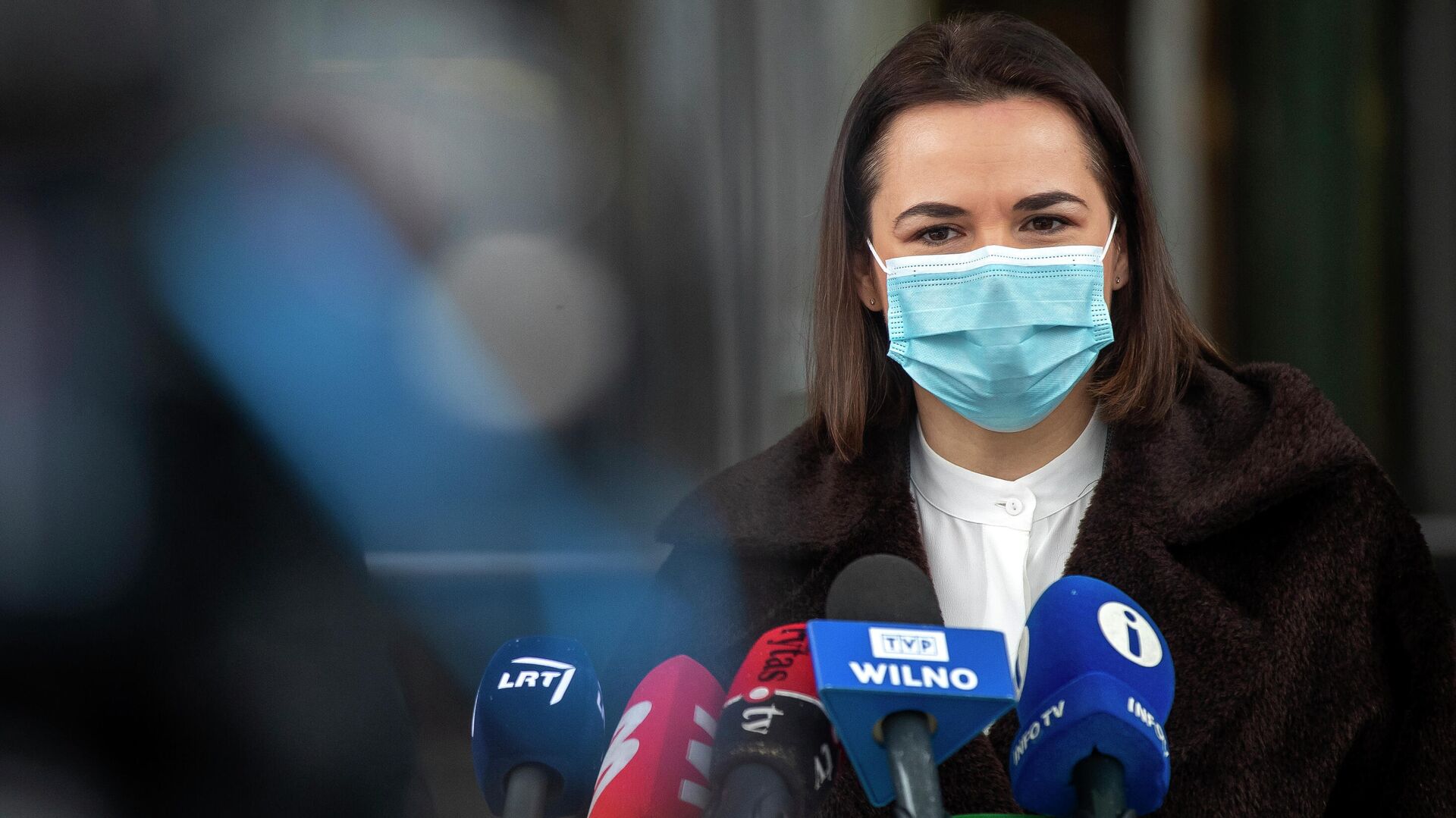 Светлана Тихановская в Вильнюсе, Литва Светлана Тихановская в Вильнюсе, Литва - РИА Новости, 1920, 11.03.2021