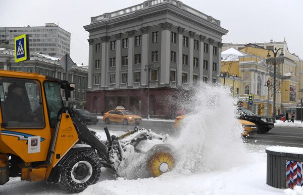 Снегопад в Москве Снегопад в Москве