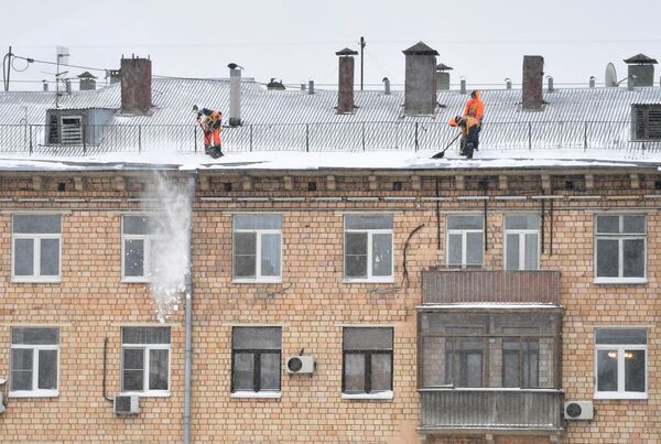 Снегопад в Москве Снегопад в Москве