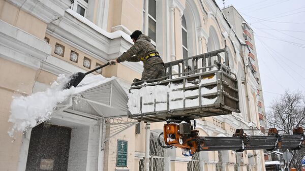 Снегопад в Москве Снегопад в Москве