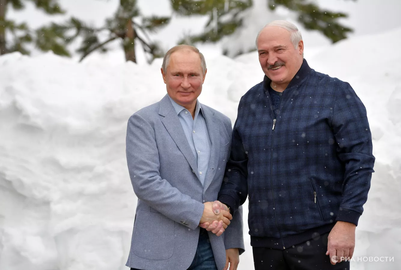 Путин и Лукашенко / РИА Новости