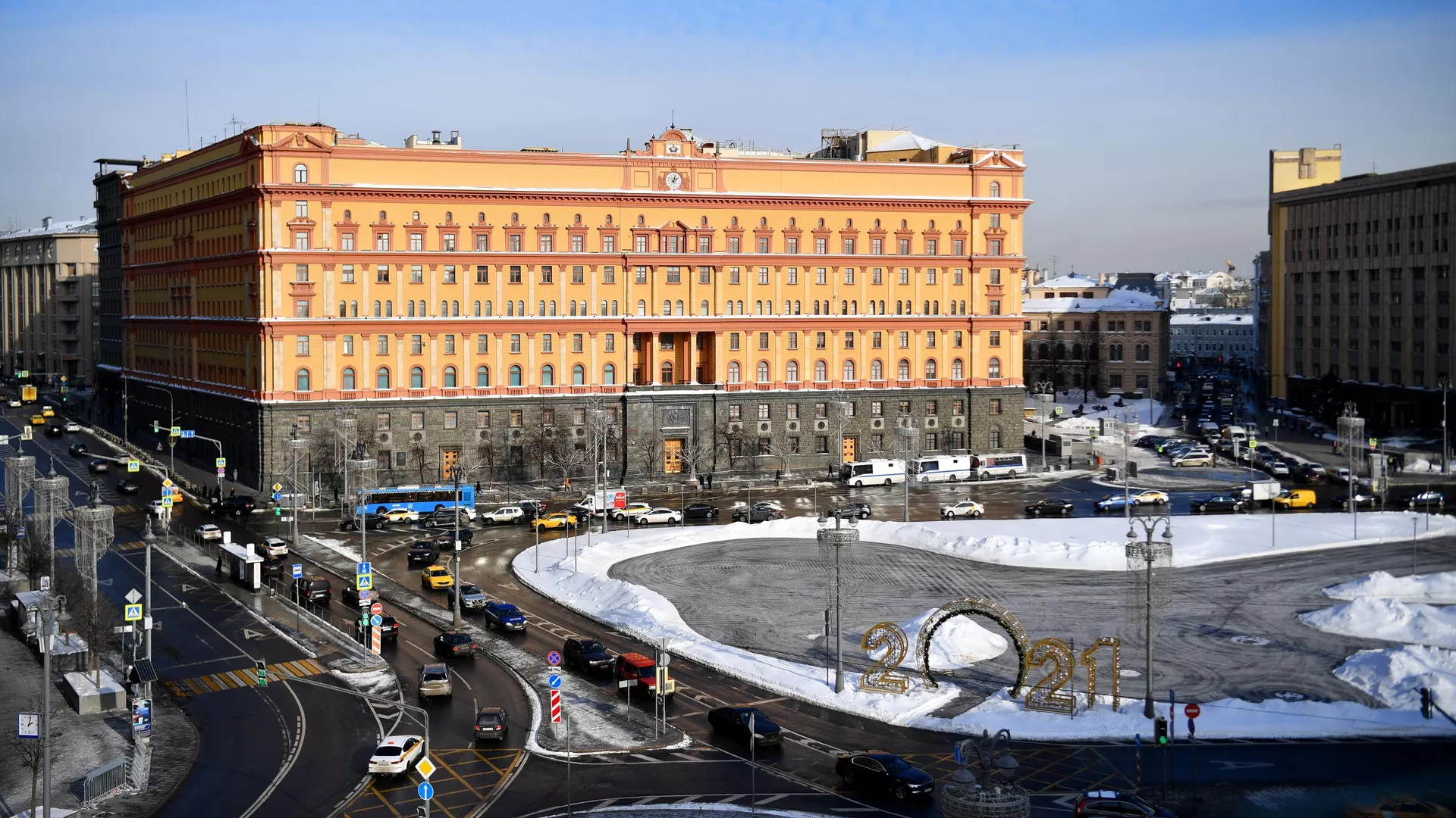 Здание Федеральной службы безопасности на Лубянской площади в Москве - РИА Новости, 1920, 25.02.2021