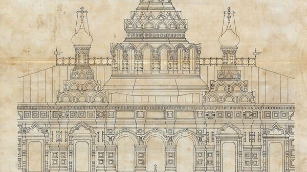 Рисунок фасада домовой церкви Иконы Божией Матери Всех Скорбящих Радость Рисунок фасада домовой церкви Иконы Божией Матери Всех Скорбящих Радость