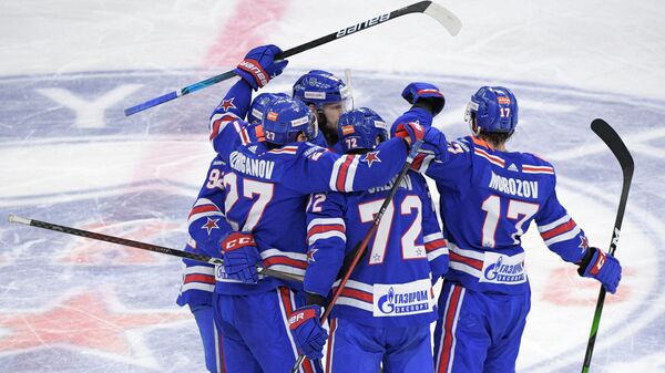 Хоккеисты СКА обыграли "Металлург" в матче предсезонного турнира в Казани