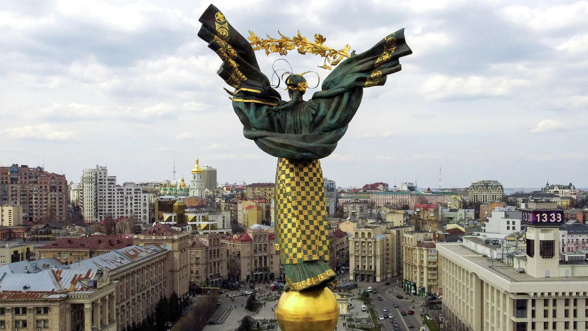 Монумент Независимости в Киеве - РИА Новости, 1920, 23.04.2021