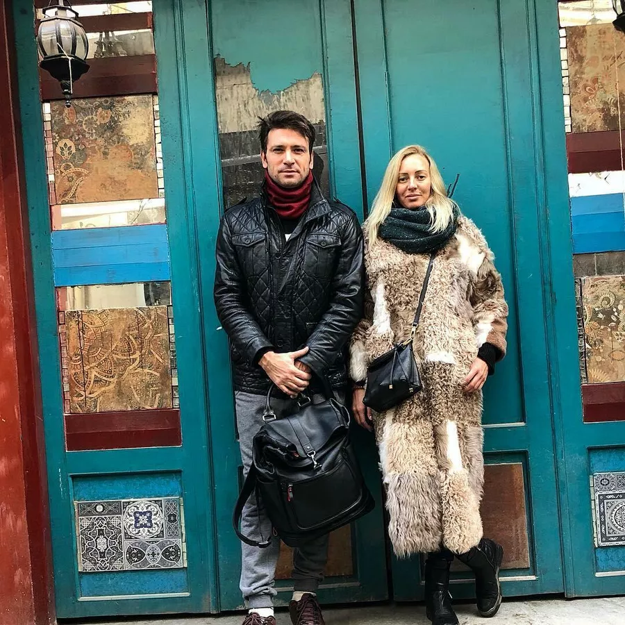 Антон Хабаров с женой в Тбилиси